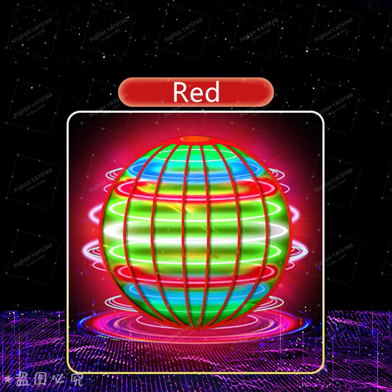 Flying Ball Toys Ball Magic Controller Mini Drone with Built-in LED Lights 360° Rotation Suitable for Kids Adults Outdoor Indoor Magic Flying Toys