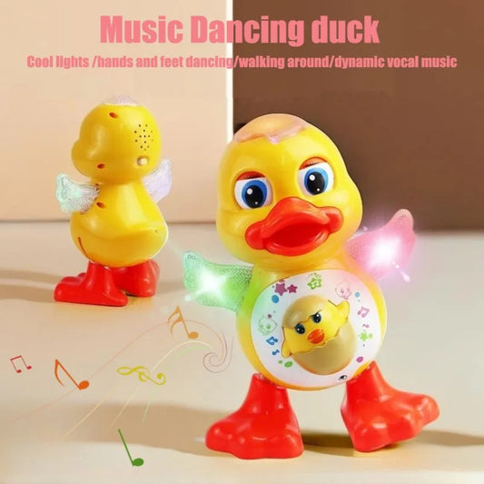 Dancing Duck With Music And Lights Flashing Real Action Educational Toy For Baby Kids Children Toddler Indoor Outdoor Gift
