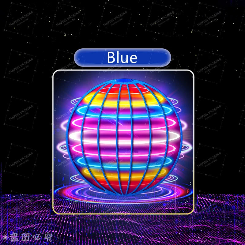 Flying Ball Toys Ball Magic Controller Mini Drone with Built-in LED Lights 360° Rotation Suitable for Kids Adults Outdoor Indoor Magic Flying Toys