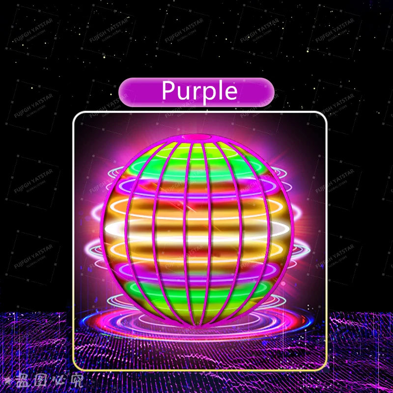 Flying Ball Toys Ball Magic Controller Mini Drone with Built-in LED Lights 360° Rotation Suitable for Kids Adults Outdoor Indoor Magic Flying Toys