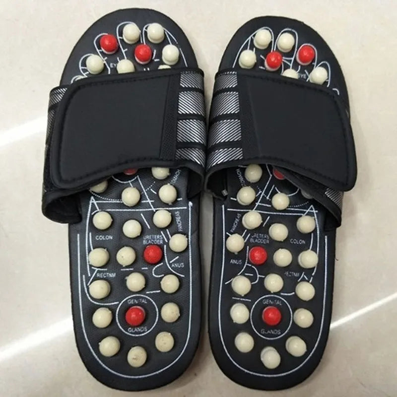 Acupressure Foot Massage Slippers for Plantar Fasciitis – Reflexology Sandals for Pain Relief & Comfortable Body Care